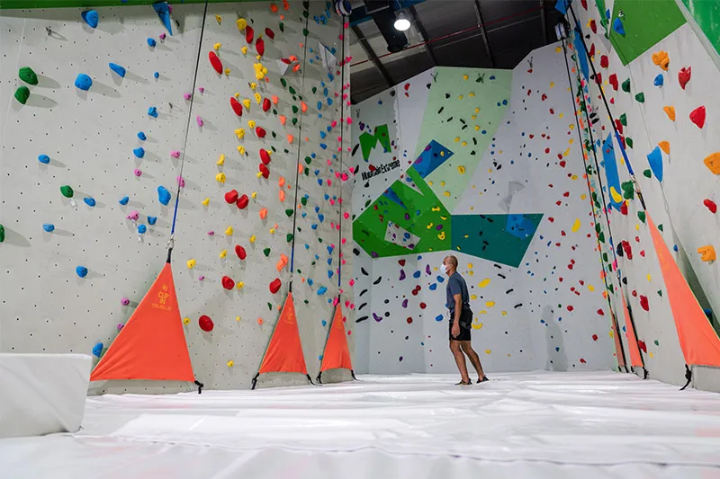 Wall Climbing indoor activity in Dubai