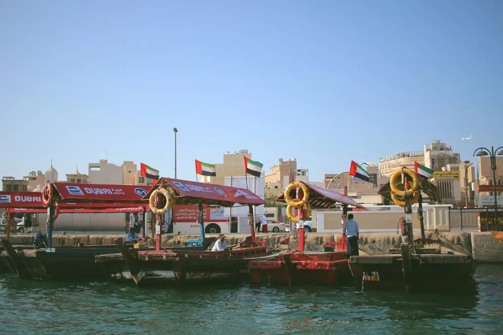 boat ride on Dubai Creek harbor