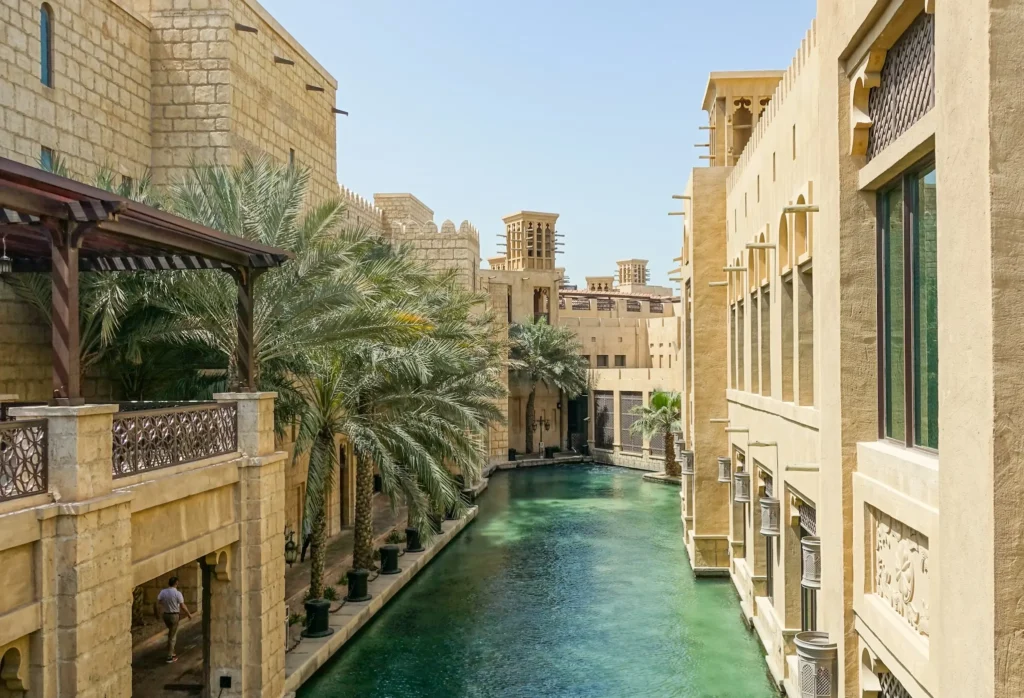 walkway to the Al Fahidi city in Dubai